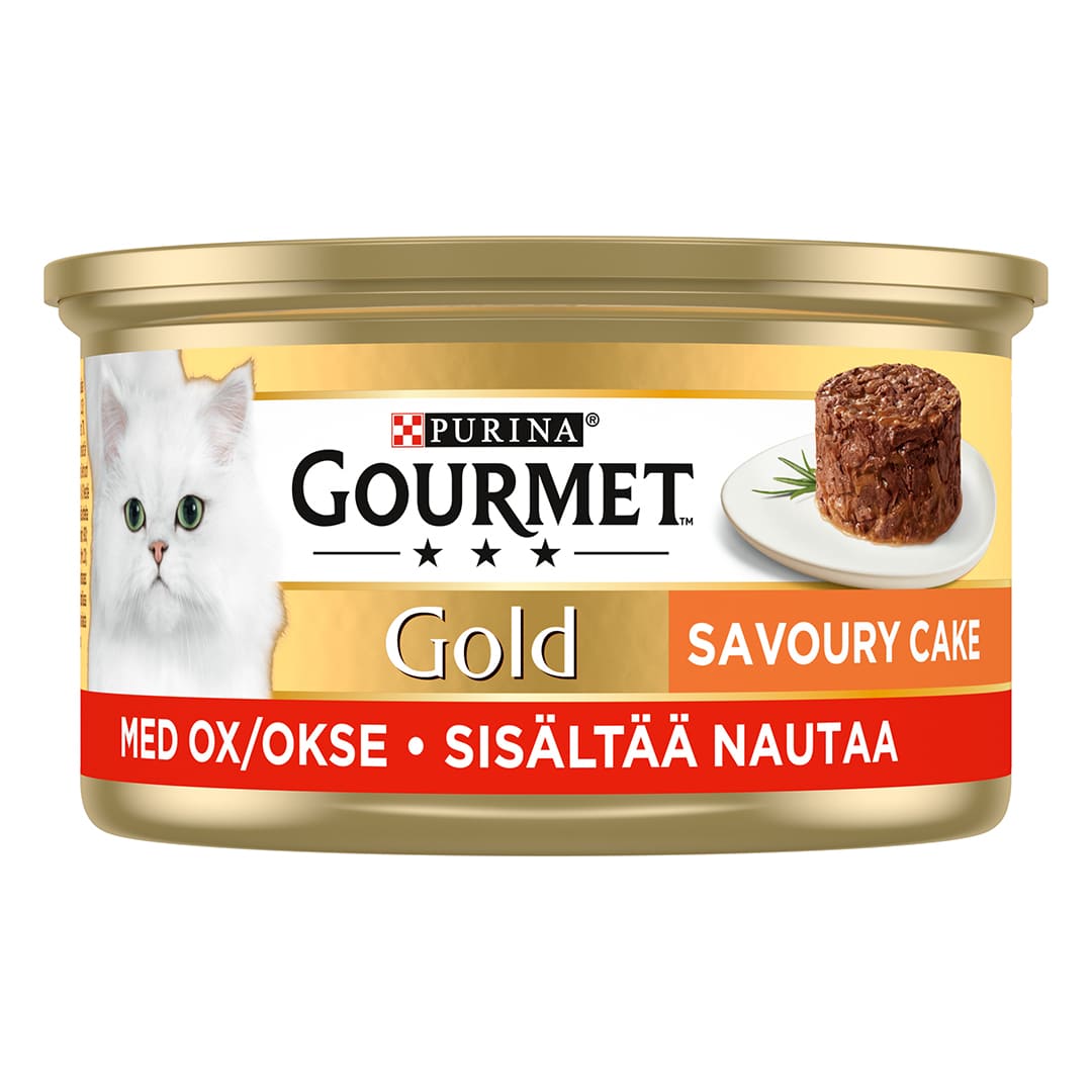 GOURMET Gold Savoury Cake med Okse Purina